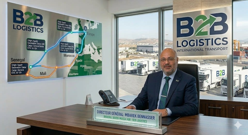 Mbarek Bennaser, directeur general de B2B Logistics